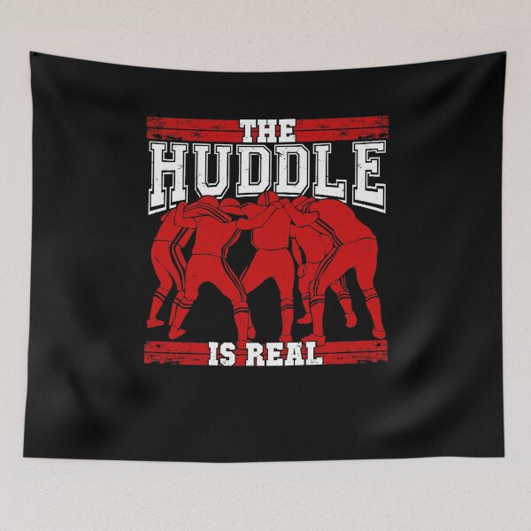 Item preview, The Huddle Is Real American Football Player Gift designed and sold by Marcid95.
