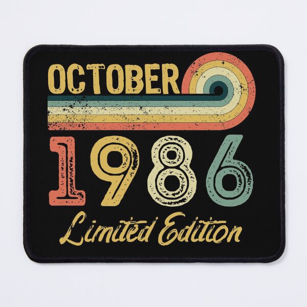 Item preview, Retro Vintage 35th Birthday - Born in October 1986 designed and sold by meedTee.