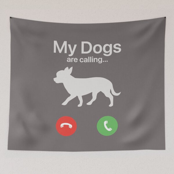 Item preview, My Dogs Are Calling - Chihuahua designed and sold by FiaFiaPress.