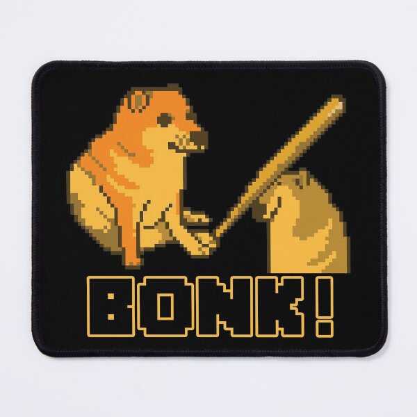 Item preview, Cheems Bonk Meme PixelArt designed and sold by Altohombre.