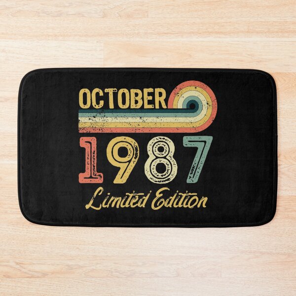 Item preview, Retro Vintage 34th Birthday - Born in October 1987 designed and sold by meedTee.