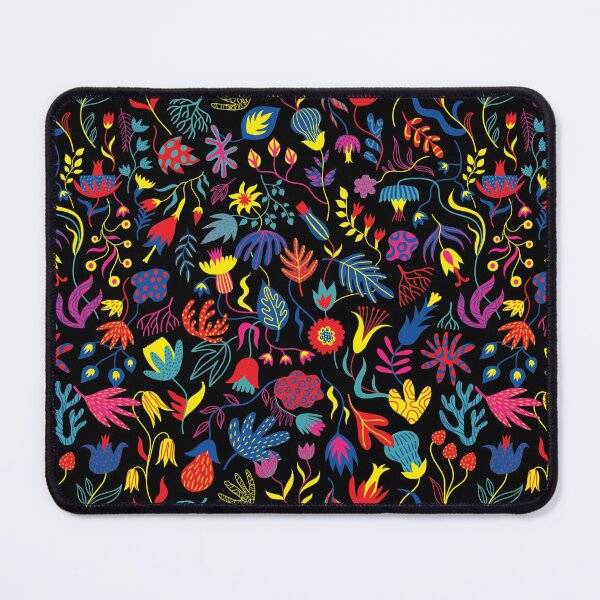 Item preview, Colorful floral pattern designed and sold by Cat Print.