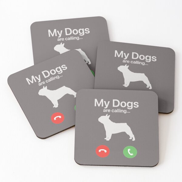 Item preview, My Dogs Are Calling - French Bulldog designed and sold by FiaFiaPress.