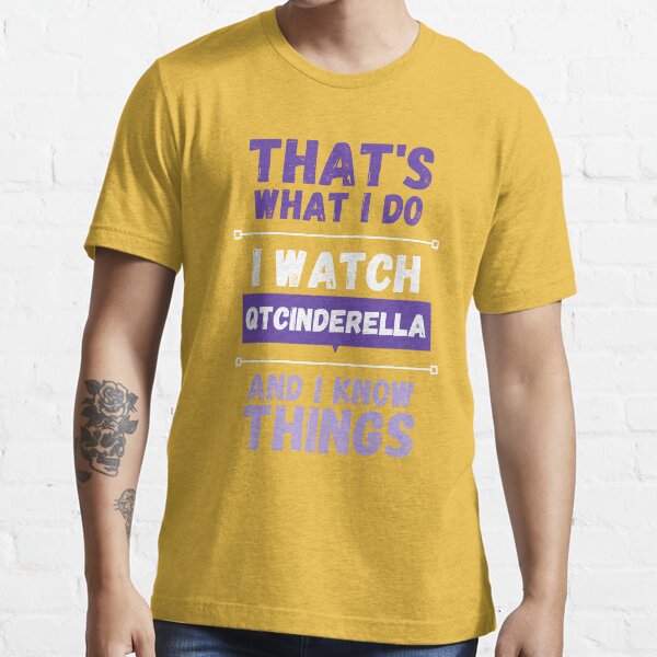 Qtcinderella Merch T-Shirt - TeeHex