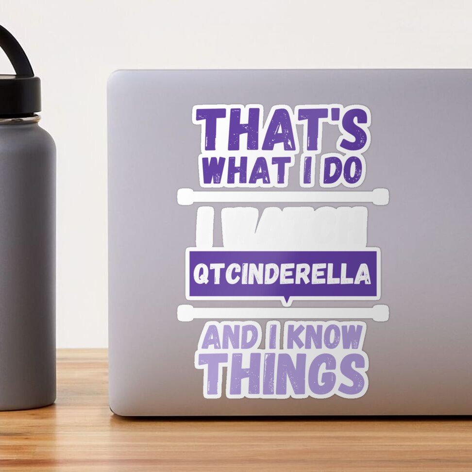 QTCinderella and I know things funny gag streamer Essential T