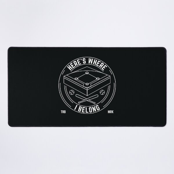 Item preview, Here's Where I Belong, Baseball and Softball Players Logo designed and sold by emmjott.