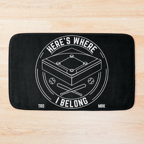 Item preview, Here's Where I Belong, Baseball and Softball Players Logo designed and sold by emmjott.