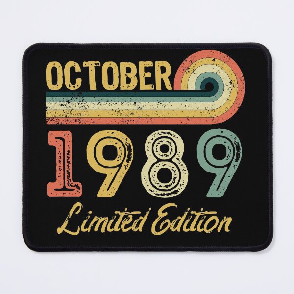 Item preview, Retro Vintage 32nd Birthday - Born in October 1989 designed and sold by meedTee.