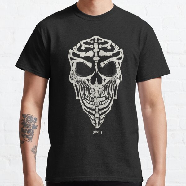 Hockey Goalie Skull Helmet made of Bones Classic T-Shirt