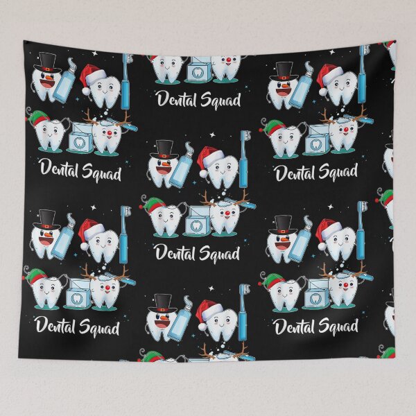 Item preview, Dental Squad Teeth Dentist Christmas Dental Xmas Pajamas designed and sold by lehienanh.