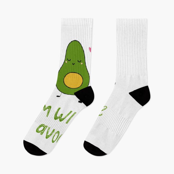 Item preview, I'M WITH THE AVOCADO cute cartoon designed and sold by luisulan.