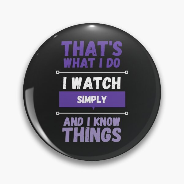 Item preview, Simply and I know things funny gag streamer designed and sold by LAST WEEK'S STOLEN AESTHETICS.