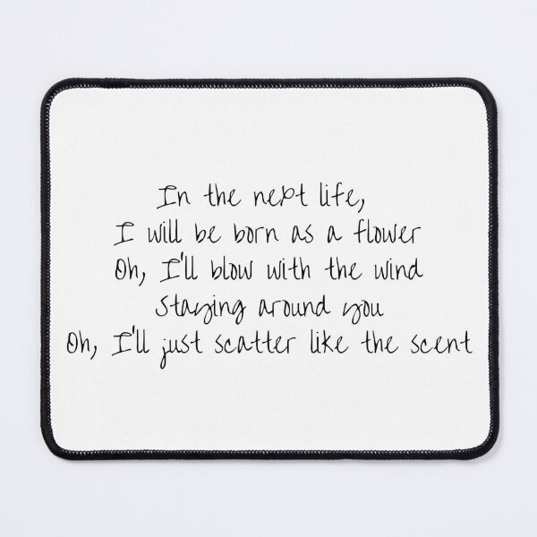 Item preview, B.I. Rebirth Handwritten Lyrics Chorus (English) designed and sold by Aooms123.