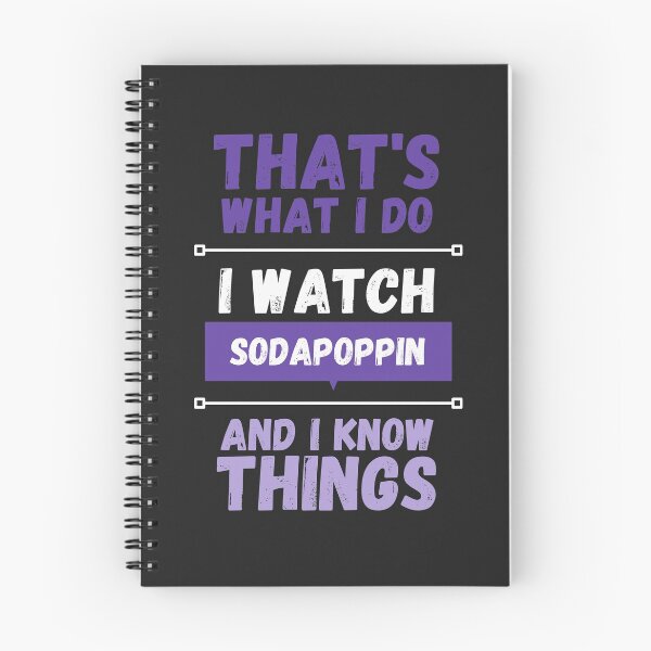 Item preview, Sodapoppin and I know things funny gag streamer designed and sold by LAST WEEK'S STOLEN AESTHETICS.