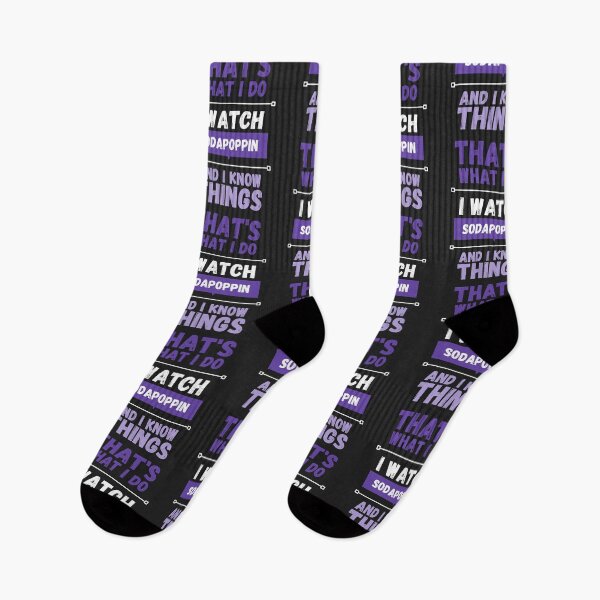 Item preview, Sodapoppin and I know things funny gag streamer designed and sold by LAST WEEK'S STOLEN AESTHETICS.