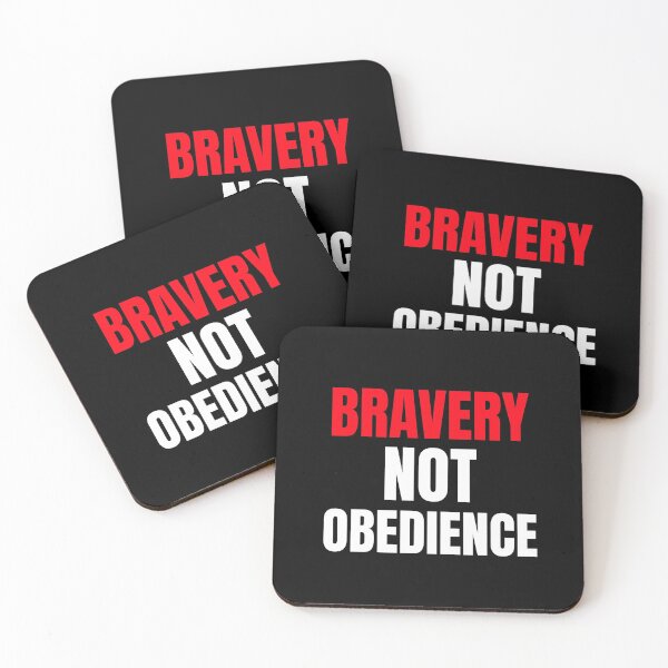 Item preview, Bravery not Obedience designed and sold by Artventurous.