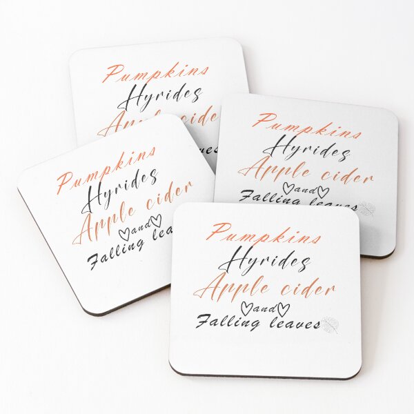 Item preview, Pumpkins Hayrides Apple Cider and Falling Leaves designed and sold by dorento07.