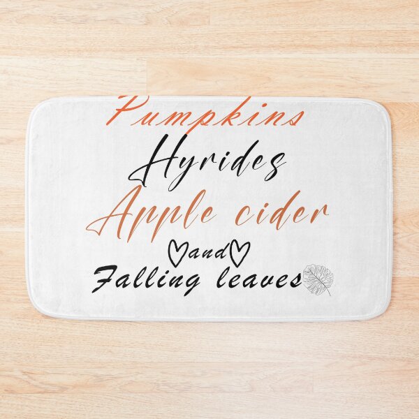 Item preview, Pumpkins Hayrides Apple Cider and Falling Leaves designed and sold by dorento07.