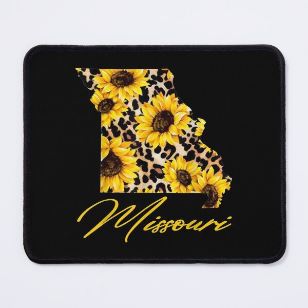 Item preview, Missouri Sunflower Leopard State Map Gifts designed and sold by jennifera11.