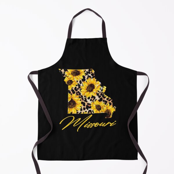 Item preview, Missouri Sunflower Leopard State Map Gifts designed and sold by jennifera11.
