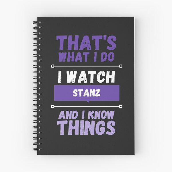 Item preview, Stanz and I know things funny gag streamer designed and sold by LAST WEEK'S STOLEN AESTHETICS.
