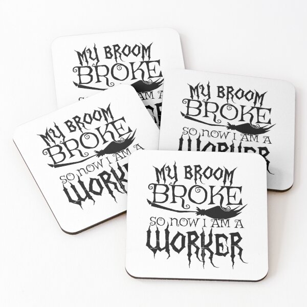 Item preview, My Broom Broke So Now I Am A Worker - Halloween design designed and sold by theodoros20.