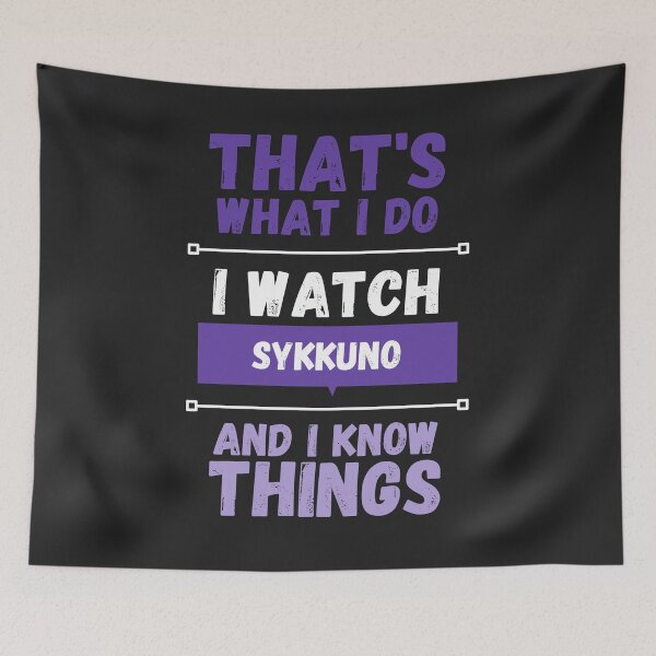 Item preview, sykkuno and I know things funny gag streamer designed and sold by LAST WEEK'S STOLEN AESTHETICS.