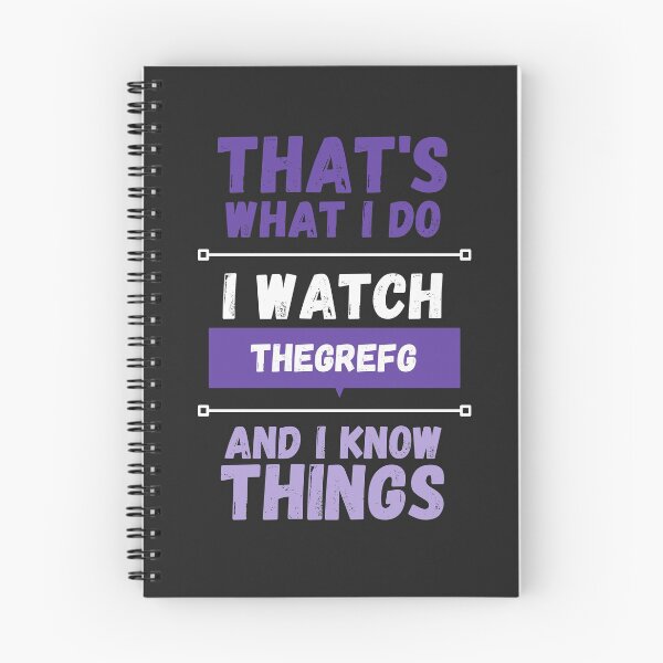 Item preview, TheGrefG and I know things funny gag streamer designed and sold by LAST WEEK'S STOLEN AESTHETICS.