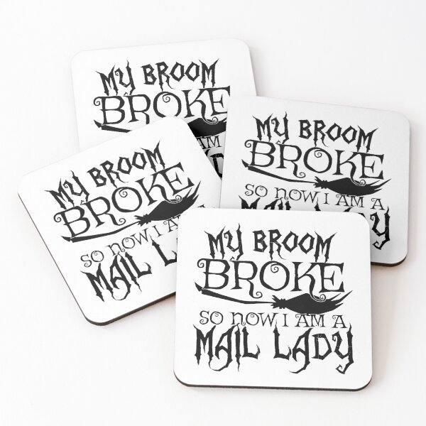 Item preview, Womens My Broom Broke So Now I Am A Mail Lady - Halloween gift product designed and sold by theodoros20.