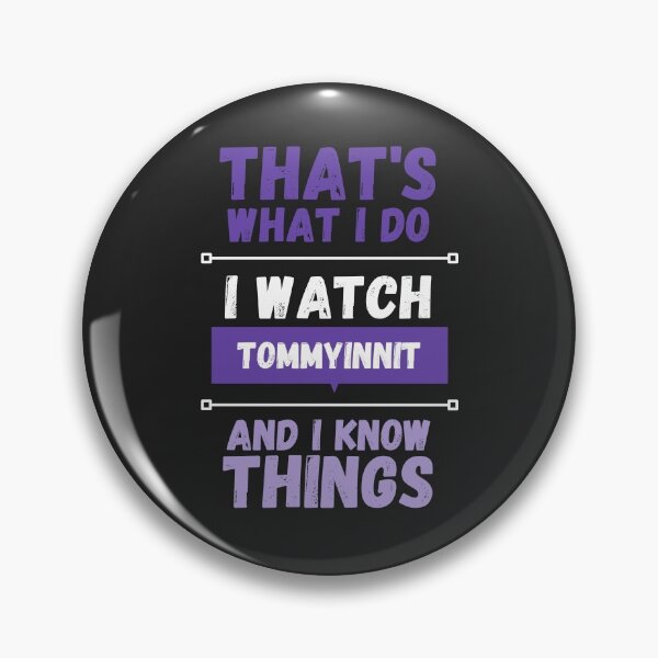 Item preview, Tommyinnit and I know things funny gag streamer designed and sold by LAST WEEK'S STOLEN AESTHETICS.