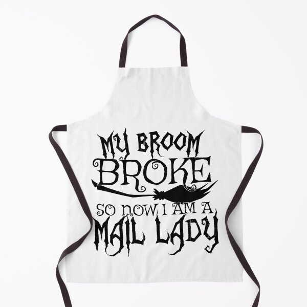 Item preview, Womens My Broom Broke So Now I Am A Mail Lady - Halloween gift product designed and sold by theodoros20.