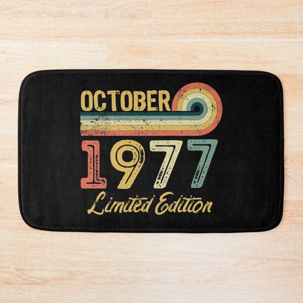 Item preview, Retro Vintage 44th Birthday - Born in October 1977 designed and sold by meedTee.