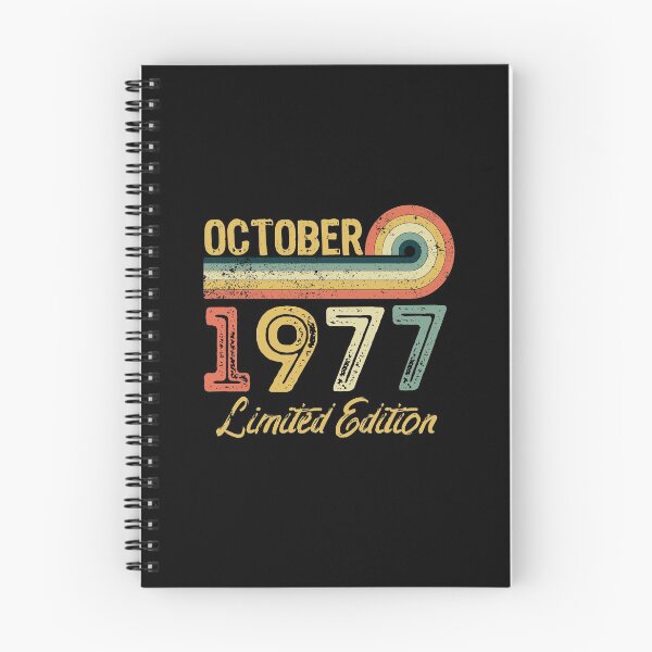 Item preview, Retro Vintage 44th Birthday - Born in October 1977 designed and sold by meedTee.