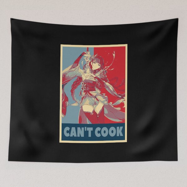 Item preview, Raiden Shogun Baal Ei Genshin Impact Can't Cook- Hope Style Colours designed and sold by GingerCatGifts.