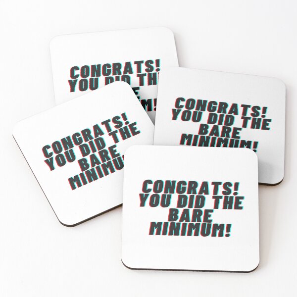 Item preview, You did the bare minimum designed and sold by mangomilktea.