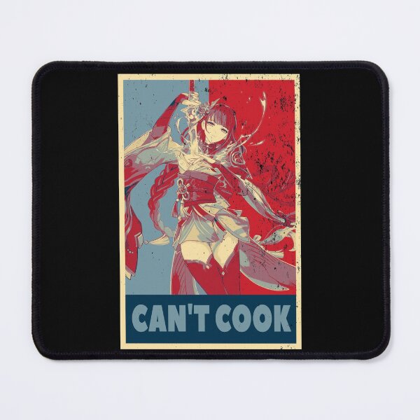 Item preview, Raiden Shogun Baal Ei Genshin Impact Can't Cook - Distressed Vintage Hope Style Colours designed and sold by GingerCatGifts.
