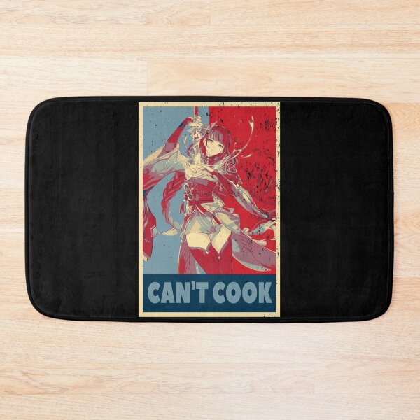 Item preview, Raiden Shogun Baal Ei Genshin Impact Can't Cook - Distressed Vintage Hope Style Colours designed and sold by GingerCatGifts.