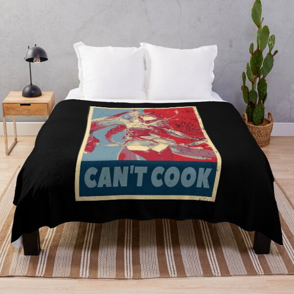 Item preview, Raiden Shogun Baal Ei Genshin Impact Can't Cook - Distressed Vintage Hope Style Colours designed and sold by GingerCatGifts.