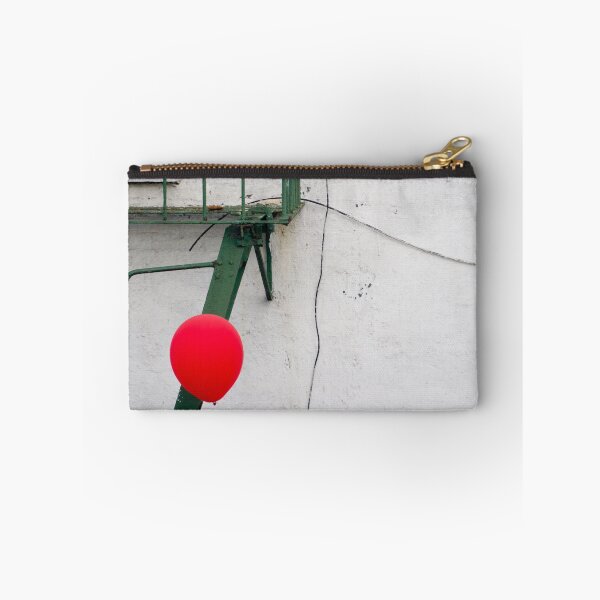 Item preview, Photo of red balloon near fire escape designed and sold by crazylemur.