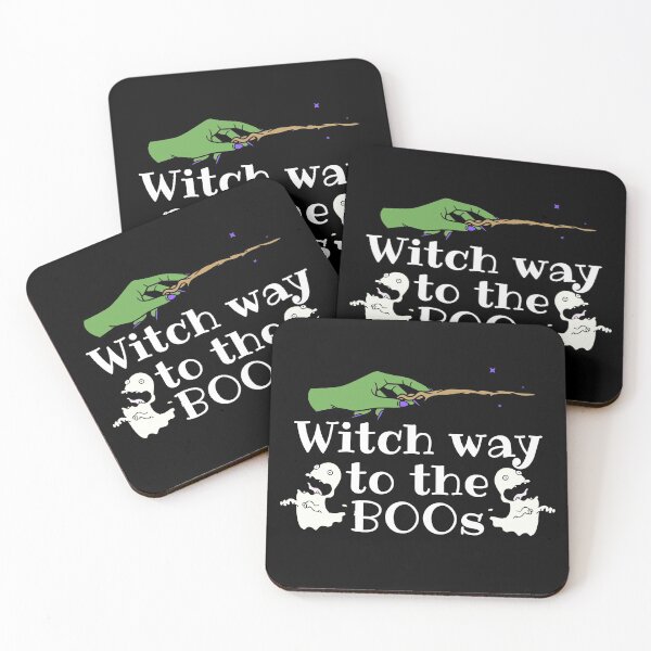 Item preview, Witch way to the boos - Boos Trick or Treat - Halloween witches and potions designed and sold by For the love of Pixels.