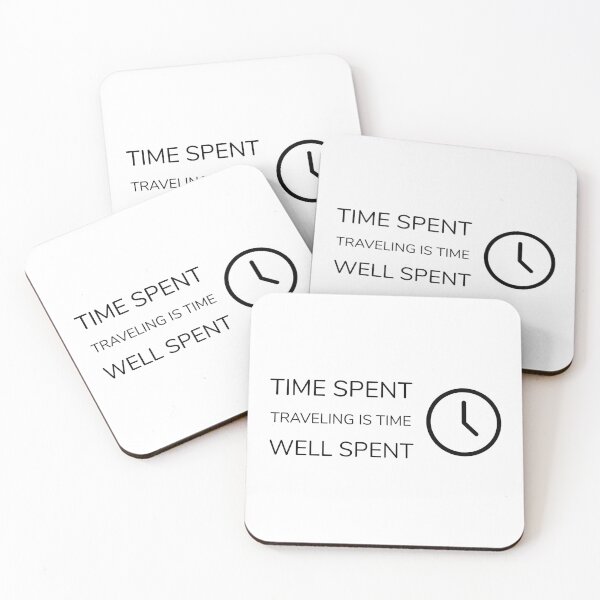 Item preview, TIME SPENT TRAVELING IS TIME WELL SPENT designed and sold by djaber1998.