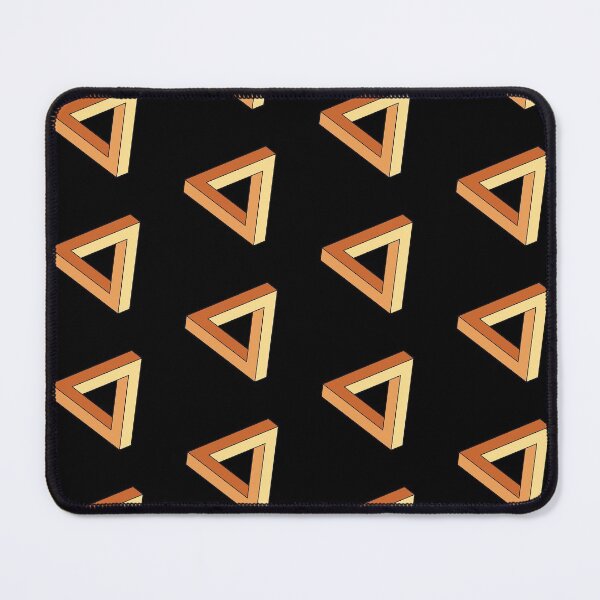 Item preview, Gold Impossible Triangle Optical Illusion designed and sold by iscaStudioArt.