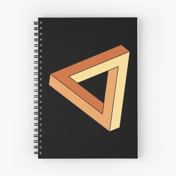 Item preview, Gold Impossible Triangle Optical Illusion designed and sold by iscaStudioArt.