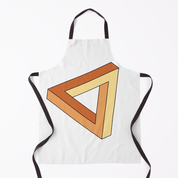 Item preview, Gold Impossible Triangle Optical Illusion designed and sold by iscaStudioArt.