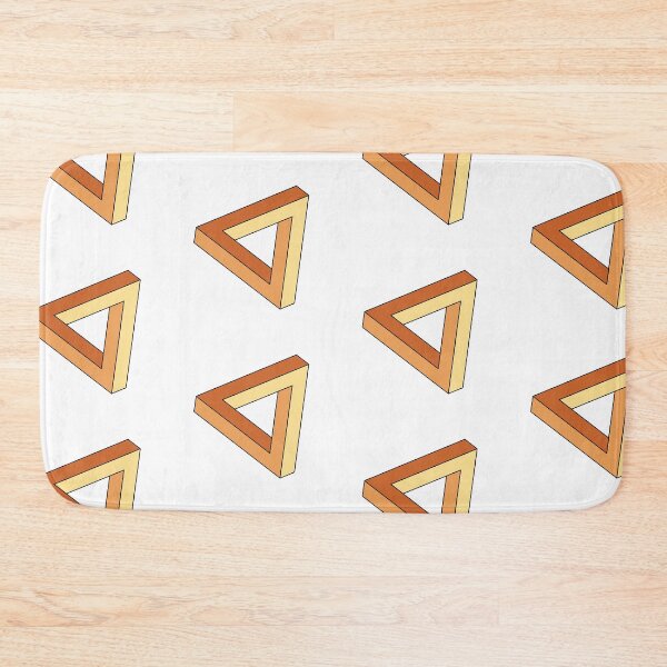 Item preview, Gold Impossible Triangle Optical Illusion designed and sold by iscaStudioArt.