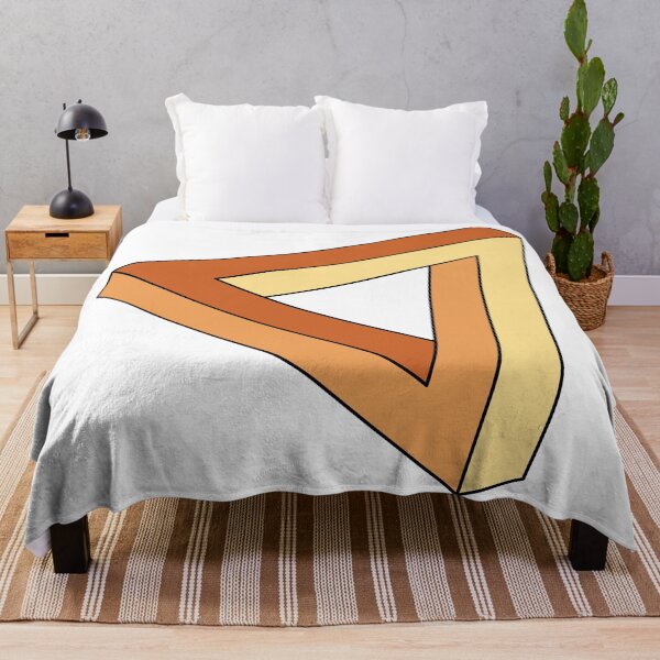 Item preview, Gold Impossible Triangle Optical Illusion designed and sold by iscaStudioArt.