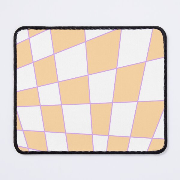 Item preview, Distorted Checkers: Orange and Purple designed and sold by A.X. Bates.