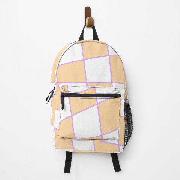 Item preview, Distorted Checkers: Orange and Purple designed and sold by A.X. Bates.
