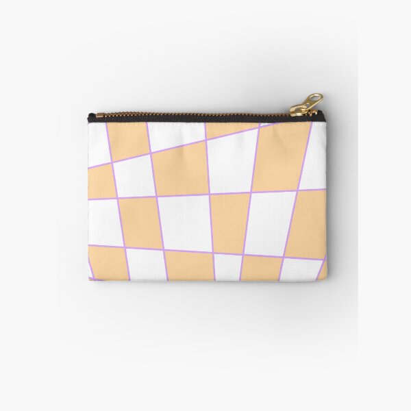 Item preview, Distorted Checkers: Orange and Purple designed and sold by A.X. Bates.