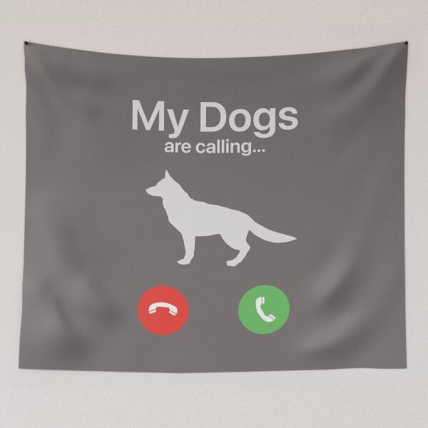 Item preview, My Dogs Are Calling - Shepherd designed and sold by FiaFiaPress.